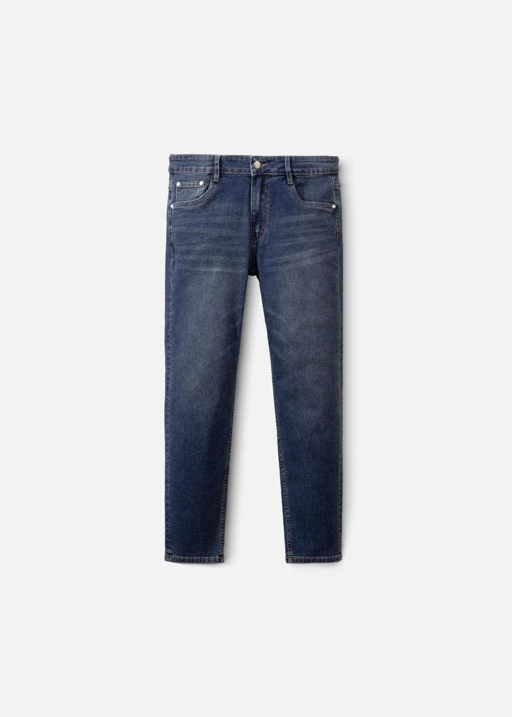 Quần Jeans Slimfit Co Giãn The Original 28 Xanh Dương Tối - YaMe.vn