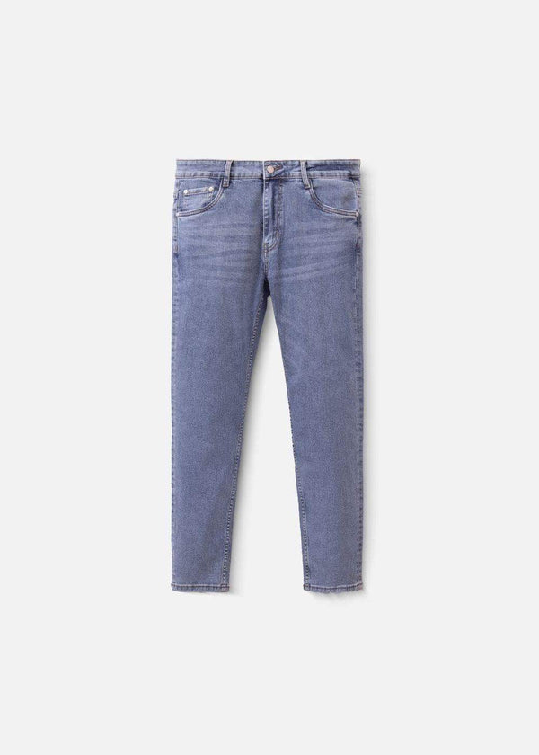 Quần Jeans Slim Fit FlexFit™ Tôn Dáng Chân Wash Nhẹ Co Giãn Đa Chiều The Original 028 Màu Xanh Dương Dáng Ôm Vừa F2
