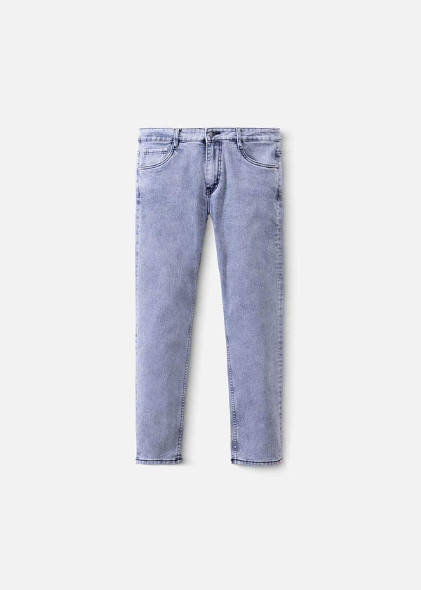 Quần Jean Wash Nhẹ FlexFit™ Co Giãn Đa Chiều Vận Động Thoải Mái The Original 028 Màu Xanh Dương Nhạt Dáng Ôm Vừa F2