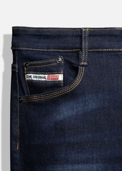 Quần Jeans Slimfit Coolmax® Thoáng Mát The Original 007 Xanh Dương Đậm - YaMe.vn