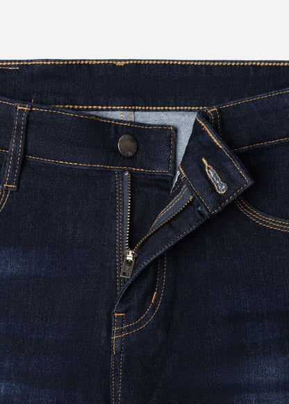 Quần Jeans Slimfit Coolmax® Thoáng Mát The Original 007 Xanh Dương Đậm - YaMe.vn