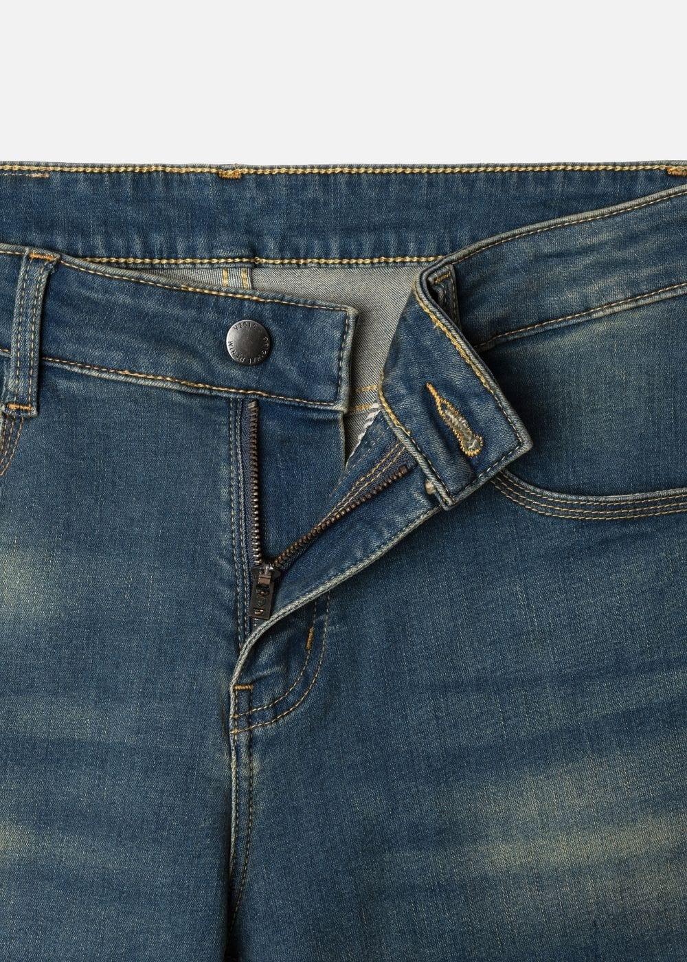 Quần Jeans Slimfit Coolmax® Thoáng Mát The Original 007 Xanh Dương - YaMe.vn