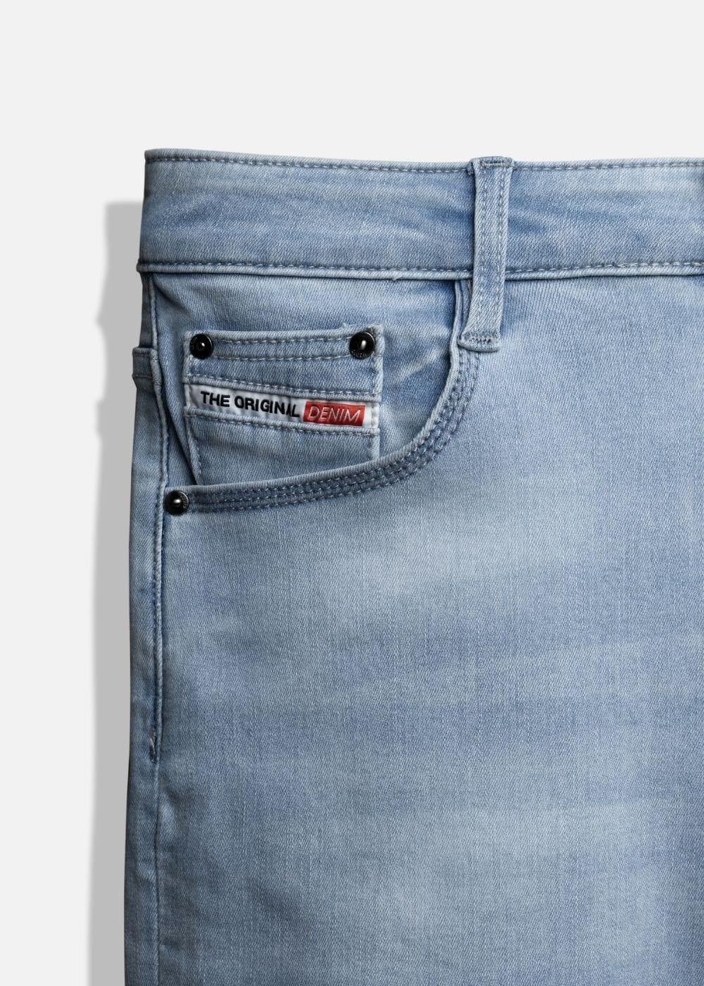 Quần Jeans Slimfit Coolmax® Thoáng Mát The Original 007 Xanh Dương Nhạt - YaMe.vn