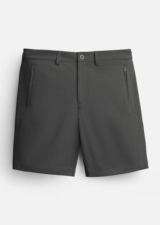 Quần short Kaki Túi Khóa Kéo The Weekend 22 Xám Đậm - YaMe.vn