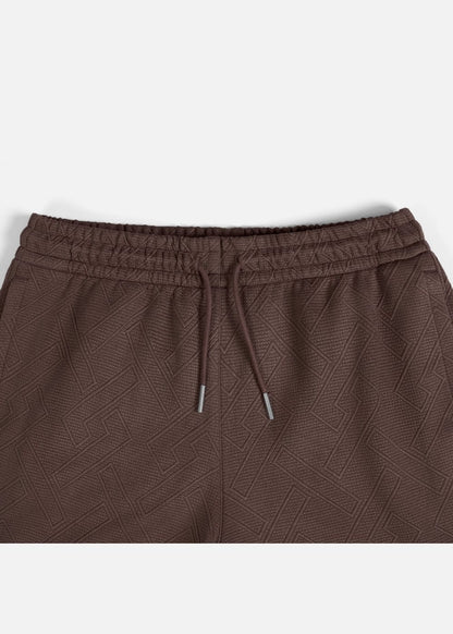 Quần Short Thun Quần Short No Style M129 Nâu Đậm