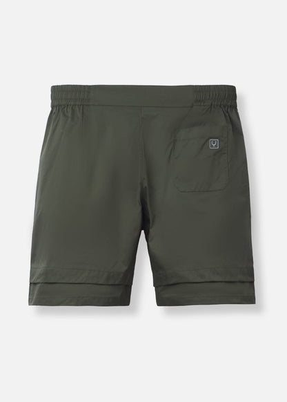 Quần Short Dù Quần Short No Style M90 Xanh Rêu