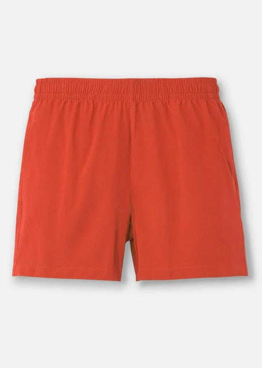 Quần Short 5 Inch Dù Mỏng Nhẹ Non Branded 06 Cam Đậm - YaMe.vn