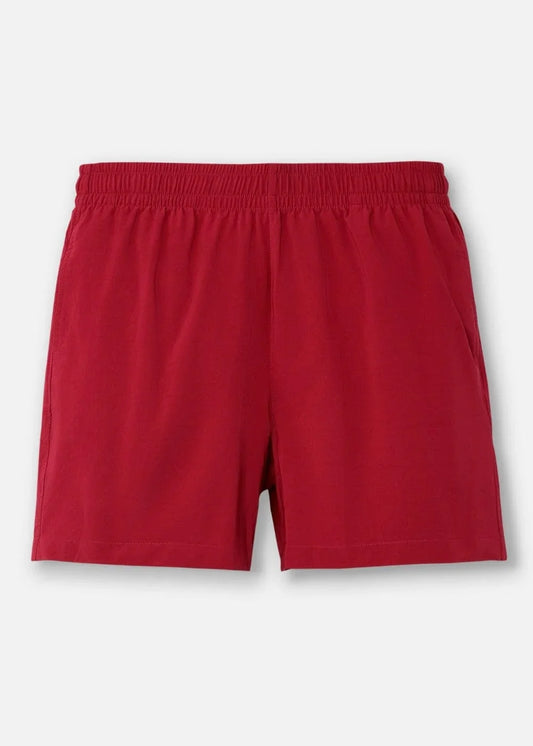 Quần Short 5 Inch Dù Mỏng Nhẹ Non Branded 06 Đỏ - YaMe.vn