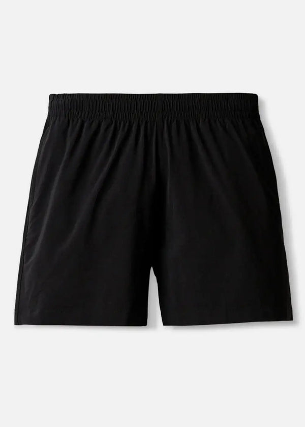 Quần Đùi Vải Dù Ống Ngắn Trên Gối FlexFit™ Mỏng Nhẹ Nhanh Khô Non Branded 006 Màu Đen Dáng Rộng Rãi F4