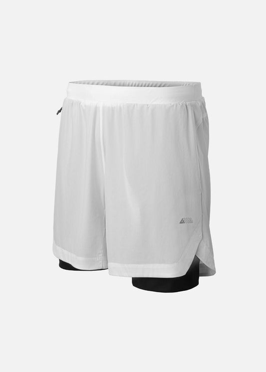 Quần Short Dù Quần short thể thao (Athletic shorts) The Trainer 013 Trắng