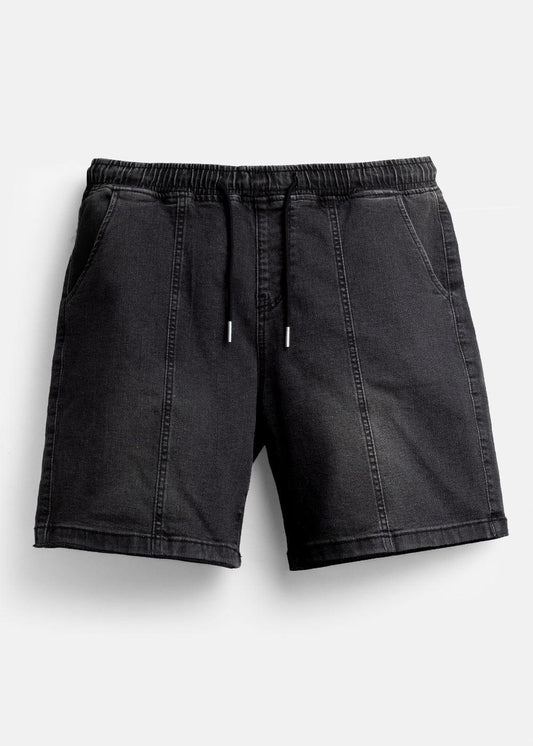 Quần Short Jeans 7 Inch Co Giãn The Original M84 Đen - YaMe.vn