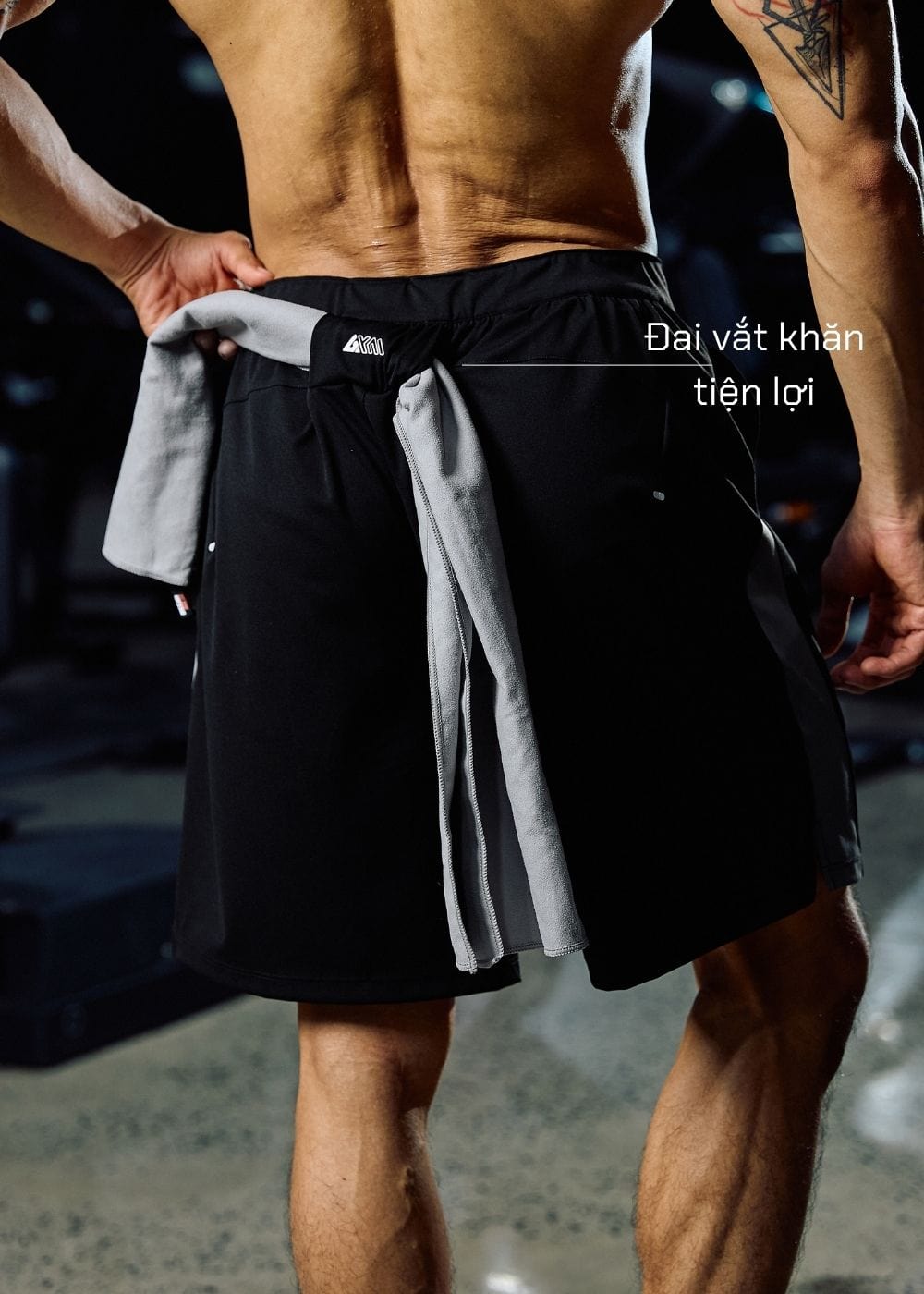 Quần Short Thể Thao Quần Short The Trainer 015 Đen