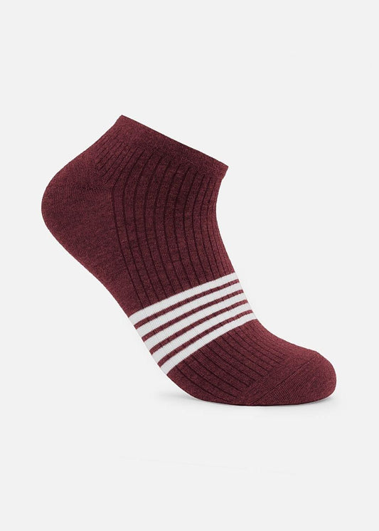 Vớ Thời Trang Cổ Ngắn Siêu Bền Nhiều Màu NB 09 Đỏ Đậm - YaMe.vn
