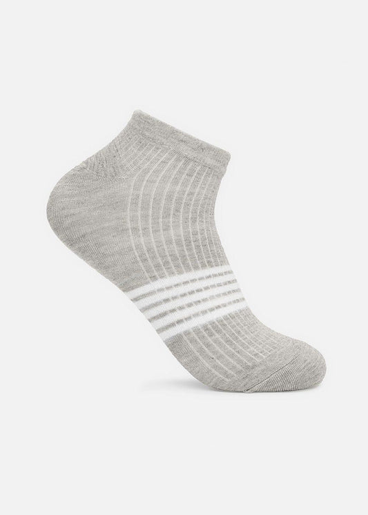 Vớ Thời Trang Cổ Ngắn Siêu Bền Nhiều Màu NB 09 Xám Nhạt - YaMe.vn