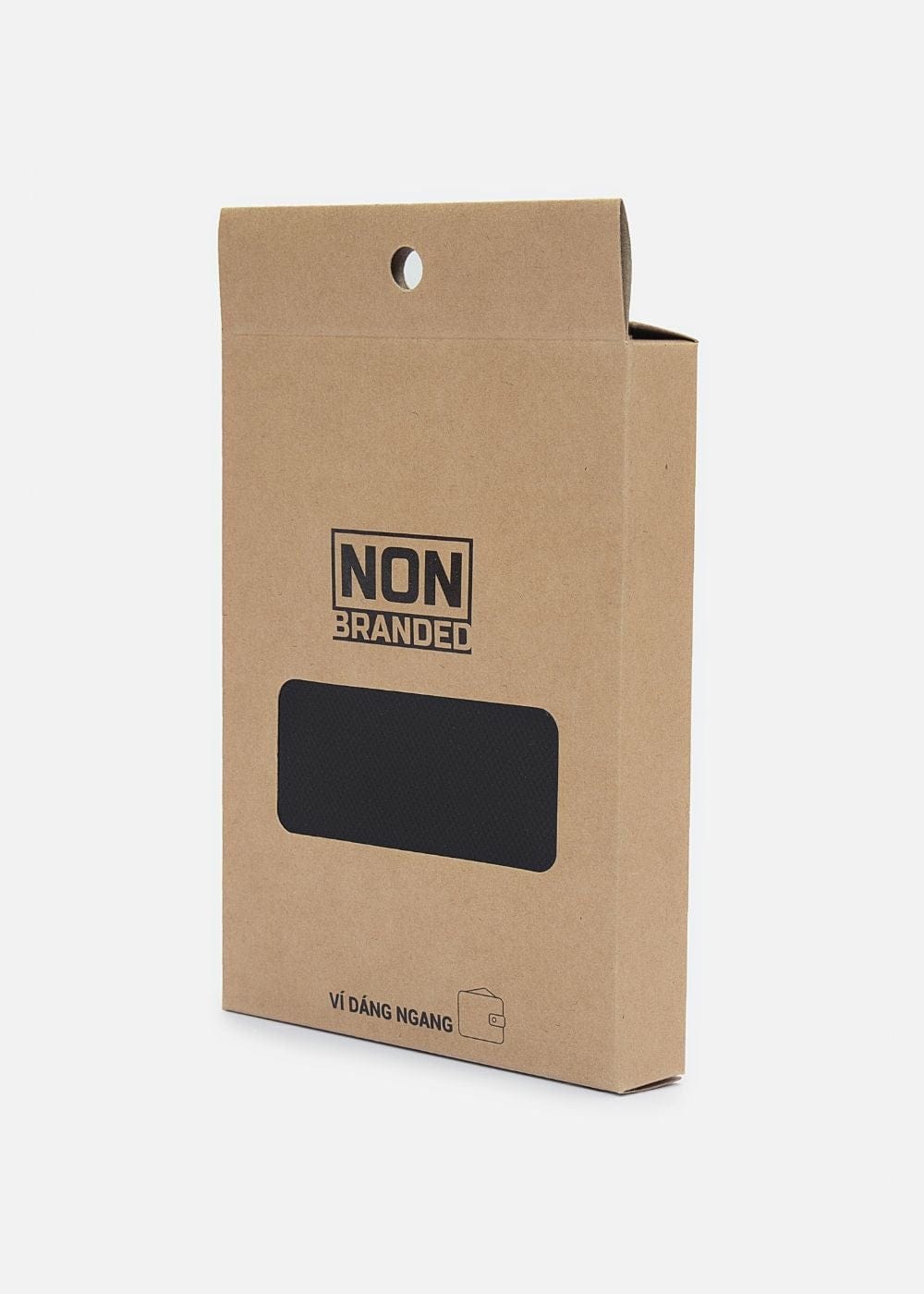 Ví Dáng Ngang Canvas Ví Non Branded 22 Đen Nâu