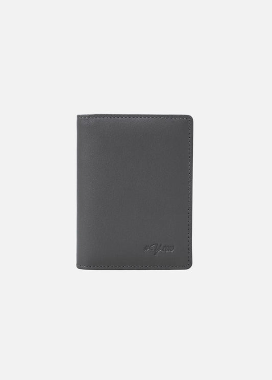 Ví Da Nappa Thịnh Vượng 12 Xám Đậm - YaMe.vn