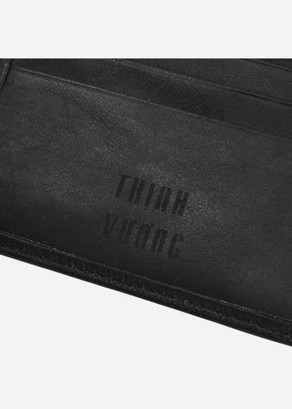 Ví Dáng Ngang Da Thật Ví Thịnh Vượng 5 Đen
