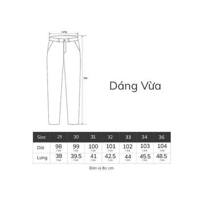 Quần Kaki Basic Mềm Mịn Non Branded 50 Xám
